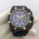 Replica Audemars Piguet Watches For Sale Royal Oak Offshore Michael Schumacher Black PVD Blue 072834